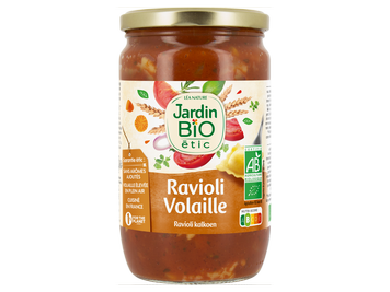 Ravioli Volaille et sauce Tomate - Jardin BIO